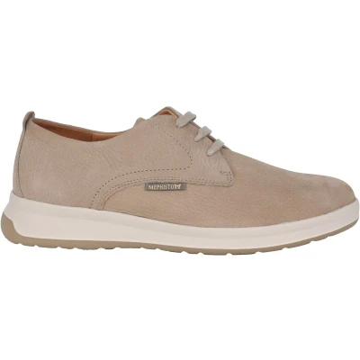 Afbeelding van Mephisto Lester heren veterschoen beige maat 47 (EU) 12 (UK)