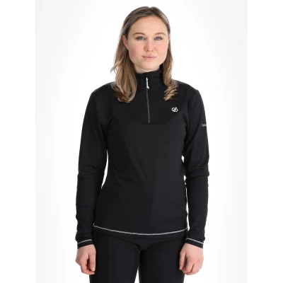 Afbeelding van Dare 2b Lowline II Womens Core Strech voor skiën, wandelen en trekking Gerecycleerde stretchstof met warme achterkant, sneldrogend, vaste capuchon volledige ritssluiting