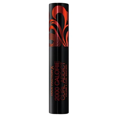 Afbeelding van Max Factor 2 Calorie Curl Addict Mascara met gebogen borstel, volume en krul in één, zwart/bruin, 11 ml