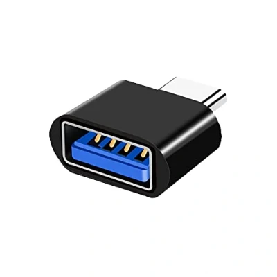 Afbeelding van Magnet USB C naar 3.0 adapter, OTG adapter A compatibel met MacBook, smartphones en Type randapparatuur (zwart)