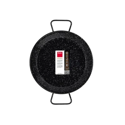Afbeelding van Metaltex Induccion Paella pan, geëmailleerd staal, voor 6 porties (34 cm)