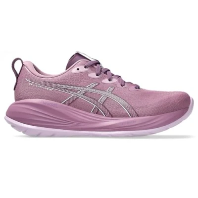 Afbeelding van Asics Gelcumulus 27 Hardloopschoenen voor op de weg, Dames, Maat: 44.5, ube light Kunststof
