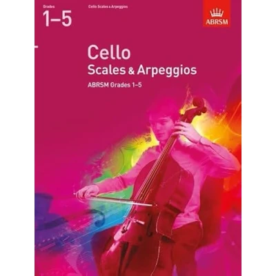 Afbeelding van Abrsm: cello scales and arpeggios grades 1 5 (from 2012)