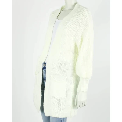 Afbeelding van Vest Lady Middellang Ecru One Size (Maat 38 t/m 40/42)
