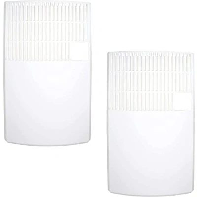 Afbeelding van Luchtbevochtiger verdamper set van 2 voor bevestiging aan de radiator + 8 speciale vlies inzetstukken, ruimtes tot 15 m², verdamper, diffuser A1648
