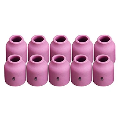 Afbeelding van RIVERWELD TIG gas lens aluminium mondstuk 53N60 6# passen PTA DB SR WP 9 20 24 25 lassen fakkel 10pk