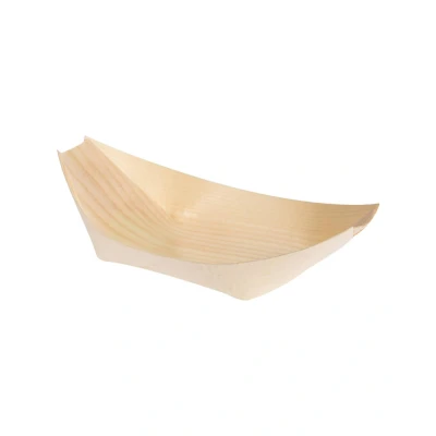Afbeelding van Schaal hout set van 8 stuks 16,5cm
