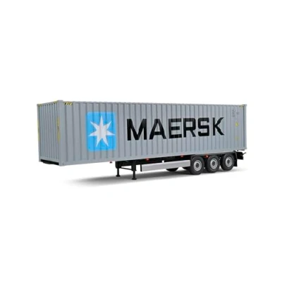 Afbeelding van SOLIDO 1:24 Container Trailer Blauw