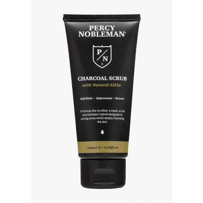 Afbeelding van Percy Nobleman Charcoal Scrub WITH Natural AHAS Gezichtsscrub &amp; peeling, Heren, Maat: 100 ml,