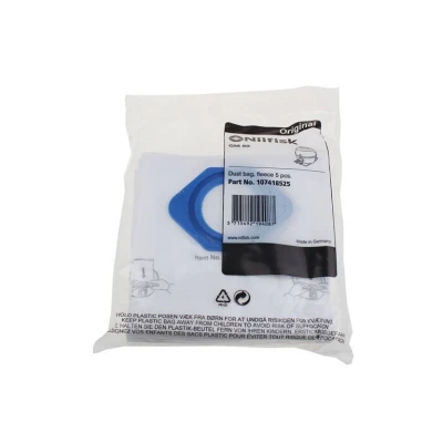 Afbeelding van Nilfisk 107418525 stofzuigerzak fleece gm 80P 5 stuks