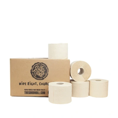 Afbeelding van The Good Roll Naked Panda Edition Toiletpapier 27 plusrollen Bamboepapier