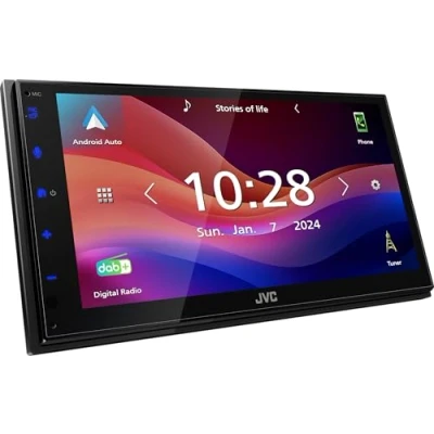 Afbeelding van JVC KW M595DBT Mechless&#039; 2DIN AV DAB+ Receiver met 6.8&quot; High Res scherm