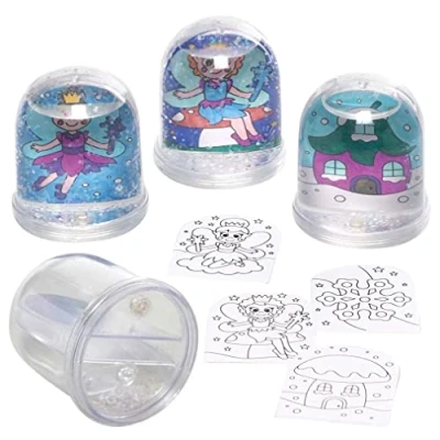 Afbeelding van Baker Ross FE888 winter fee sneeuwbollen pak van 4, Knutselspullen en Knutselsets voor Kinderen,geassorteerd