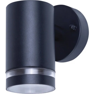 Afbeelding van Integral buiten wandlamp staal zwart IP65 voor 1x GU10 LED lamp (niet inbegrepen)