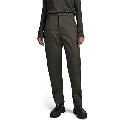 Afbeelding van G Star Raw dames Chino Boyfriend Tapered Chino,Grijs (asfalt C072 995),26W