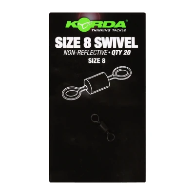 Afbeelding van Korda Swivel Non Reflective Size 8 (20 pcs)