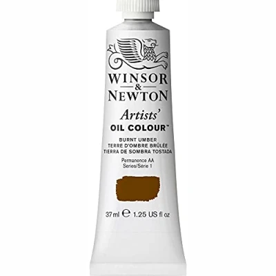 Afbeelding van Winsor &amp; Newton1214076 Artists&#039; Oil Colour, professionele olieverf met maximale pigmentering en lichtechtheid 37ml, Burnt Umber