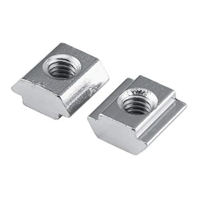 Afbeelding van 50 stuks gecoat koolstofstaal, schuifmoer voor aluminium profielaccessoires, Europese standaard (EU20 M4)