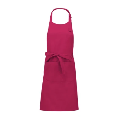Afbeelding van Kariban Katoenen schort met zak K885 Fuchsia