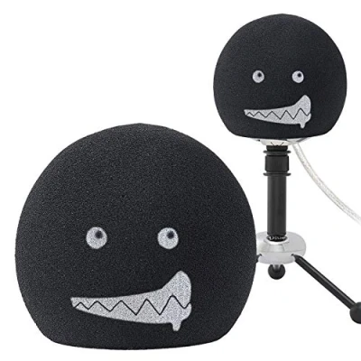 Afbeelding van YOUSHARES Blue Snowball Pop Filter Customizing Microphone Windscreen Foam Cover for Improve iCE Mic Audio Quality (Mouth)