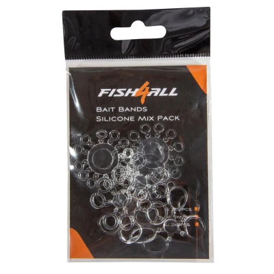 Afbeelding van Fish4All Bait bands Silicone Mix Pack (60 Stuks)