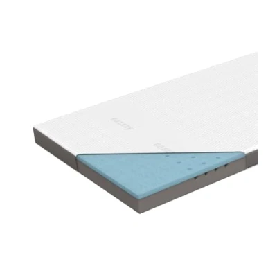 Afbeelding van Genius Eazzzy Topper Deluxe 100x200cm hoogte 9 cm H2 H3 orthopedische matrastopper voor matras en boxspringbed van gelschuim mensen met een allergie incl. overtrek