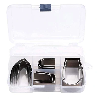 Afbeelding van Lederen Punch Cutter Tools, 18 stks DIY Ponsen Gereedschap, wordt gebruikt om Craft Embossing Ponsen, Snijgereedschap Slijpen