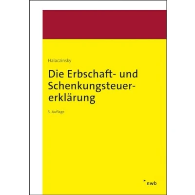 Afbeelding van Die Erbschaft und Schenkungsteuererklärung