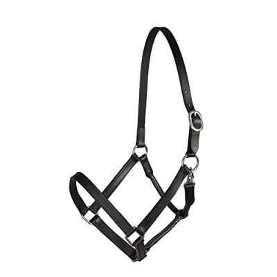 Afbeelding van PFIFF Basicline Lederen Halter, Zwarte Cob