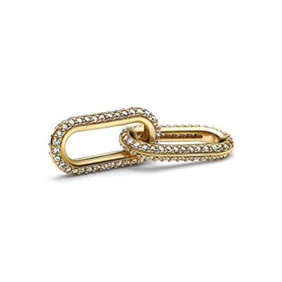 Afbeelding van Pandora Me 769660C01 Links Styling Pave Double zilver zirconia