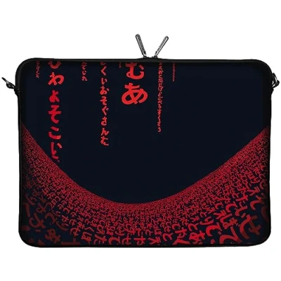 Afbeelding van Digittrade designer beschermhoes voor laptops, tablets, notebooks, MacBooks en Netbooks 10.2 inch LS109 Red Matrix
