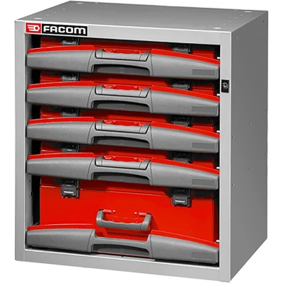 Afbeelding van Facom Matrix hoge kast met 5 uitneembare boxen F50000024