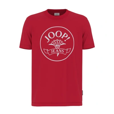 Afbeelding van JOOP! Jeans Aleko Tshirt print, Heren, Maat: Large, Dark red