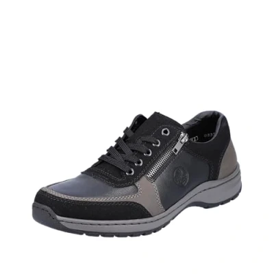Afbeelding van Rieker Heren 03322 veterschoenen, zwart, 40 EU