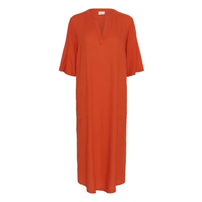 Afbeelding van Kaffe Kamilia Kaftan Jurk, Dames, Maat: 34, Grenadine