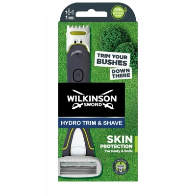 Afbeelding van 6x Wilkinson Hydro Trim &amp; Shave Body Balls Scheermes en Trimmer 1 set