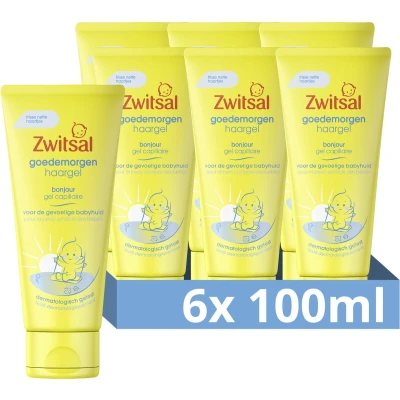 Afbeelding van 6x Zwitsal Goedemorgen Haargel 100 ml