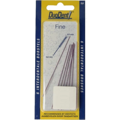 Afbeelding van Duodent Interdentale Borstels Fine, 8 stuks