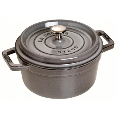 Afbeelding van Staub Braadpan Cocotte Grafietgrijs ø 20 cm / 2.2 liter