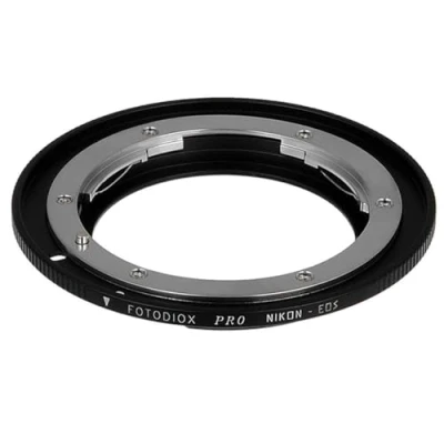 Afbeelding van Fotodiox PRO FC10 lensadapter compatibel met Nikon F lenzen voor EOS EF en EFS Mount Camera&#039;s Inclusief Gen10 Focus Bevestigingschip