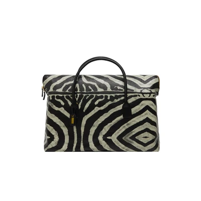 Afbeelding van faina Handtas, Dames, Maat: One Size, Black white