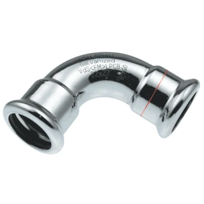 Afbeelding van VSH Staalverzinkt Bocht 15mm 45 2xpress C1413