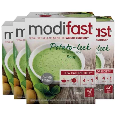 Afbeelding van 4x Modifast Intensive Soep Potato Leek