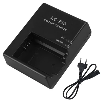 Afbeelding van LP E10 acculader, LC compatibel met Canon EOS 1100D 1200D 1500D 3000D X50 cameravoeding, acculader