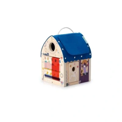 Afbeelding van Lilliputiens Houten Ontdekkingshuis met optische illusies