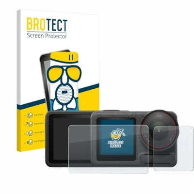 Afbeelding van BROTECT Antireflecterende Glas Screen Protector Mat voor DJI Osmo Action 5 Pro (case friendly) Schermbeschermer [Folie niet Gehard Glas]
