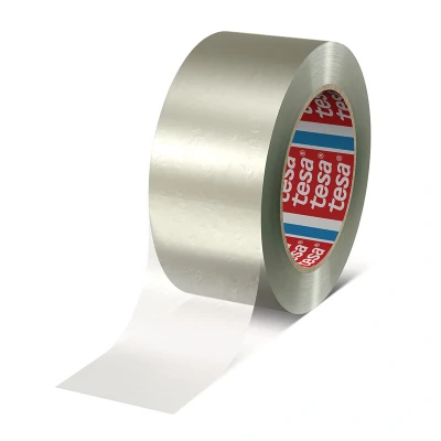 Afbeelding van Tape van gerecycled polyester 60412 transparant Tesa