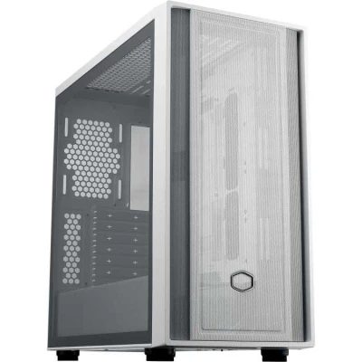 Afbeelding van Cooler Master MasterBox 600 Lite Midi tower PC behuizing Wit Zijvenster, Stoffilter