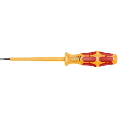 Afbeelding van Wera 1060 i VDE geïsoleerde Kraftform sleuf schroevendraaier, 0.6 x 3.5 100 mm 05051582001