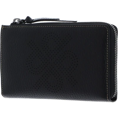 Afbeelding van PICARD Portemonnee Peephole 1 Zip Wallet Black Zwart